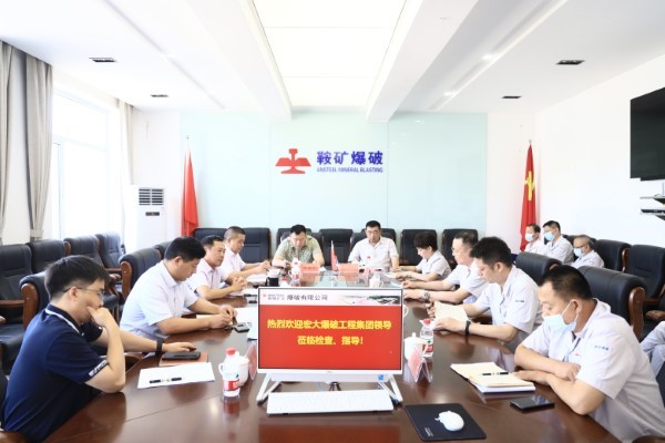 广东省工信厅检查组一行莅临宏大工程云浮地面站检查、指导工作